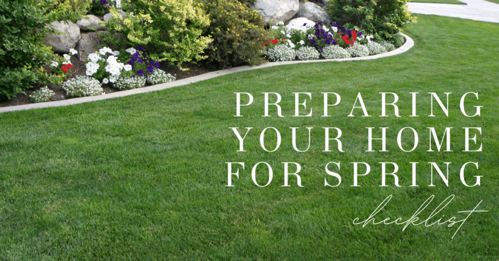 Preparing Your Home for Spring Checklist banner image